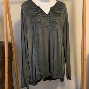 NWT Women’s XL Knox Rose Top in Gray
